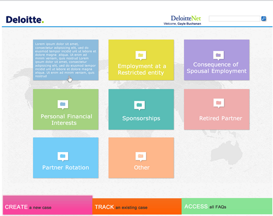 Conceptual Designs: CASE CREATION