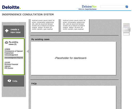 Conceptual Designs: CASE CREATION